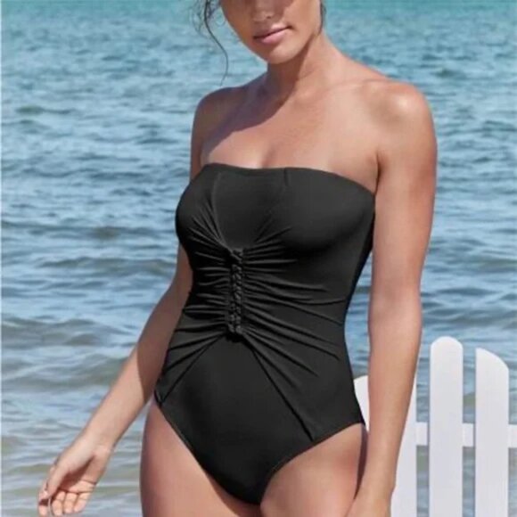 VENUS Other - New Venus Slimming Bandeau One Piece Swimsuit Plus Size 16
